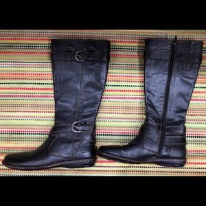 BORN black boots 7.5 new